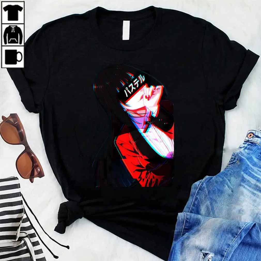 Crimson - Aesthetic Cyberpunk Kakegurui Design T-Shirt