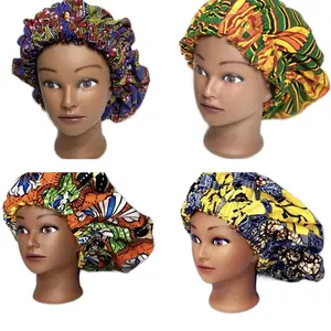 Silky Satin African Ankara Hair Bonnet for Sleeping - Random-Luxurious and Cultural