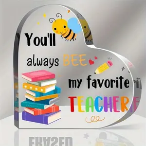 Teacher Appreciation Gifts for Women Best Teacher Gifts from Students Thank You Teacher Gifts Teacher Birthday Gifts Acrylic Keepsake and Paperweight Gift for Teacher Graduation Decorations Party