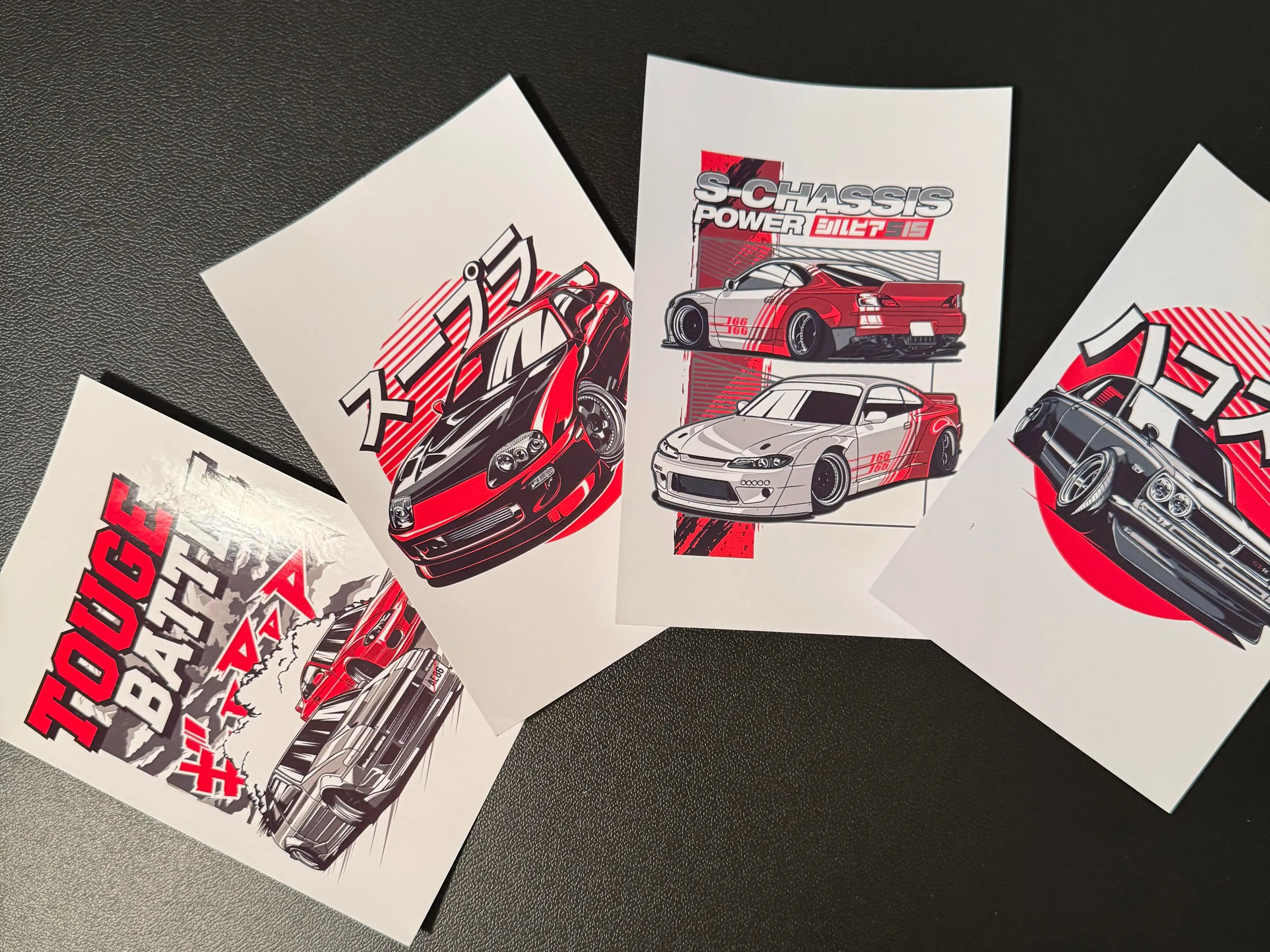 4x6 inch JDM drift legends slap stickers
