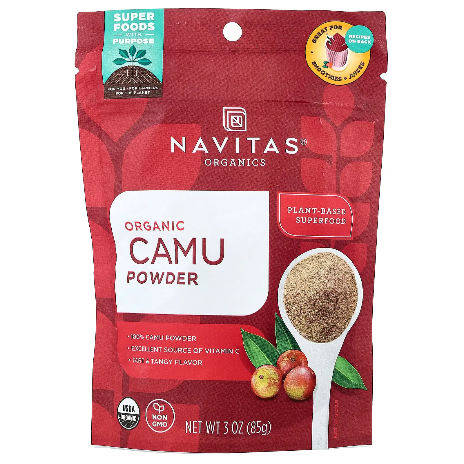 Navitas Organics Organic Camu Powder, 3 oz (85 g)