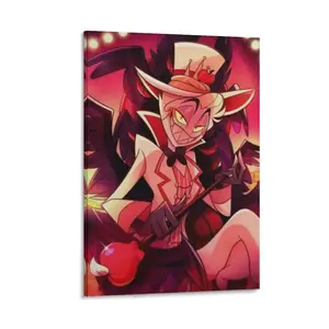 Hazbin Hotel Poster 36 Canvas Poster Bedroom Decor Sports Landscape Office Room Decor Gift Frames Ornaments Wall Artistic