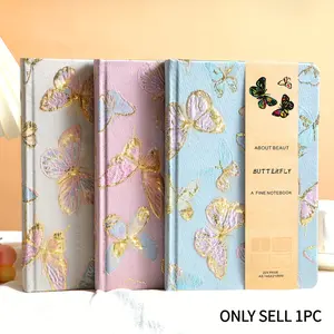 A5 Hardcover Notebook Journal, Embossed Design, Dot Grid & Grid Pages, Undated Planner for Office, Business, Meeting Notes & Daily Planning