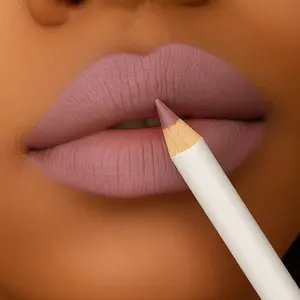 Copper Rust Lip Liner - Vegan Ultra-Creamy Pigmented Waterproof Lip Liner with Sharpener for Long Lasting Wear
