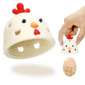 Egg Washer for Fresh Eggs Silicone Egg Brush Egg Scrubber Multipurpose Vegetable and Fruit Cleaning Tool Reusable Egg Cleaning Brush for Egg Cleaner