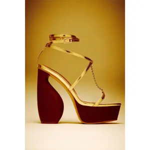 Always Confident Strappy Heeled Sandals - Gold