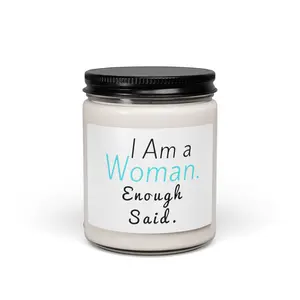 Scented soy candle