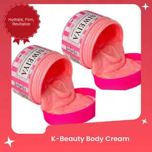 （2PCS）K-Beauty Multifunctional Body Cream Moisturizer, 10.56oz (300g) Fast-Absorbing, Firming, Hydrating Daily Body Care with Caffeine, Green Tea for All Skin Types, Code 5001