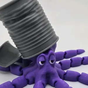 Gus the Articulating Octopus: 3D Printed Sea Companion