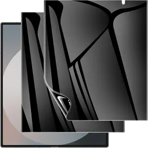2 Pack Z Fold 7 Privacy Screen Protector, Anti-Spy Private Flexible Inner Film [Non-Glass] for Samsung Galaxy Z Fold 7, Full Coverage, Case Friendly, Bubble Free, Anti-Scratch, Self-Healing