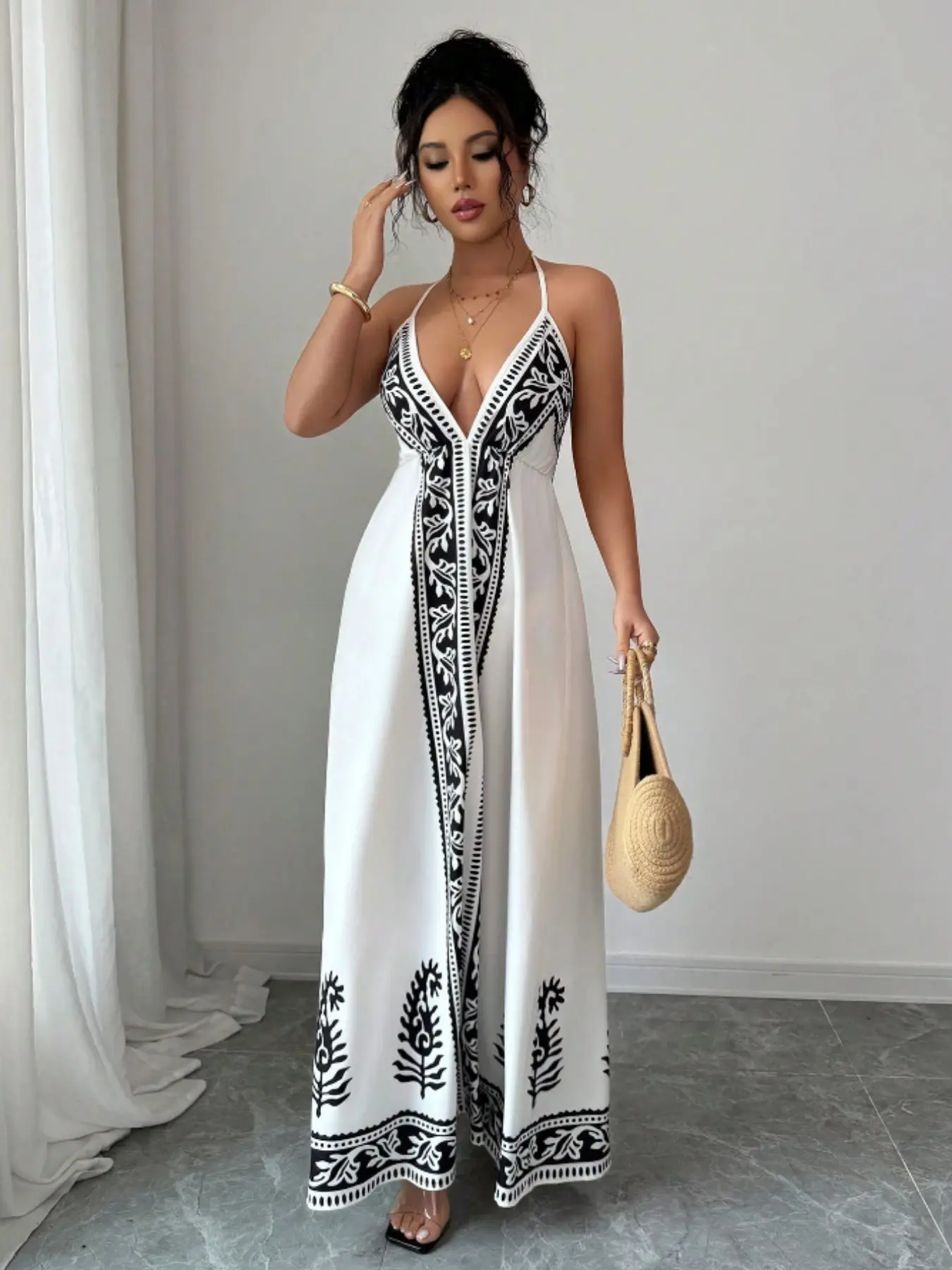 luxurious maxi dresses Black Luxury Living Maxi Dress