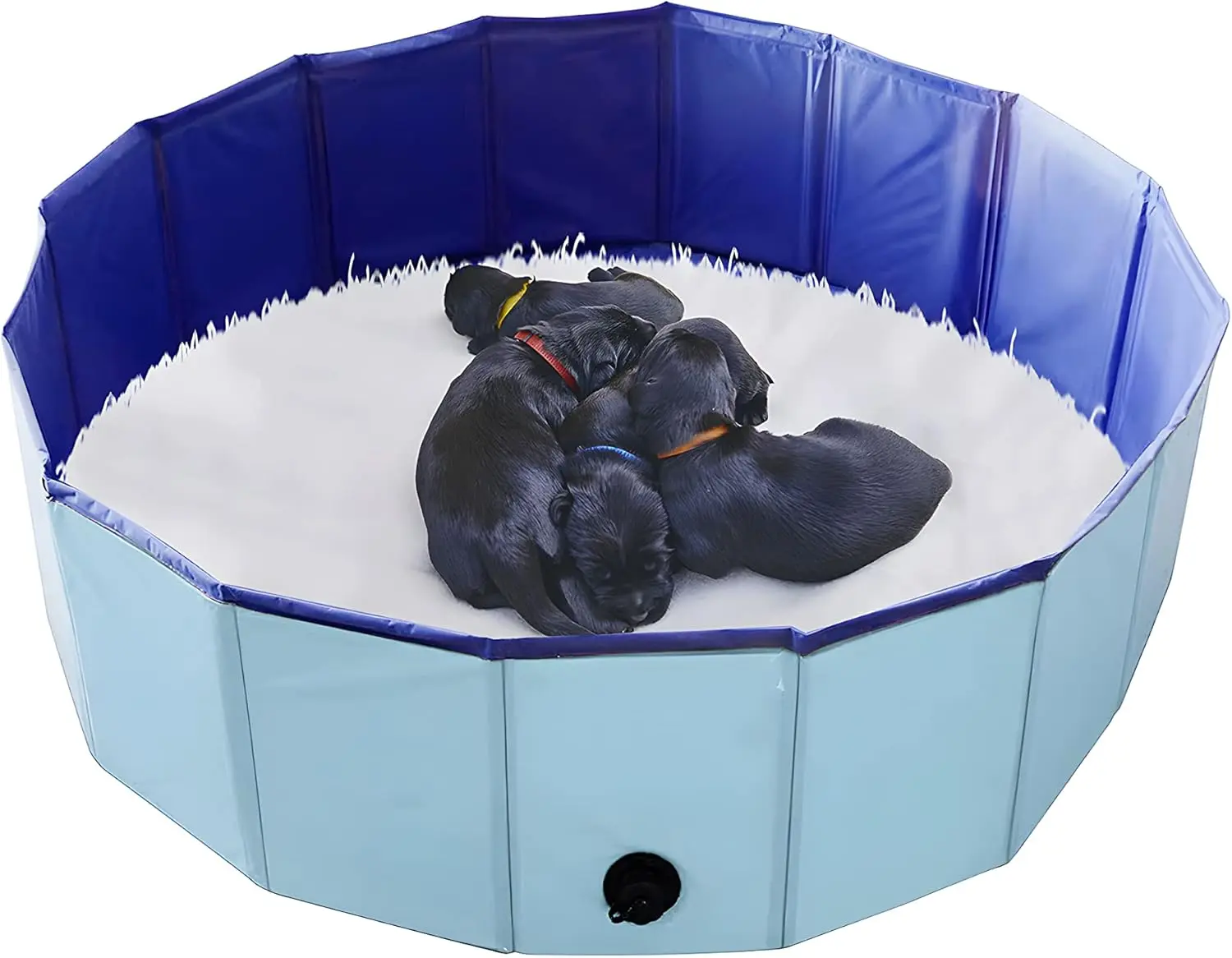 Artilife Whelping Box for Dogs and Puppies Welp Box Whelping Pool,Puppy Whelping Pen for Dogs,Great for Puppies,Easy to Clean (inch Dia.xinch H(xcm), Blue)