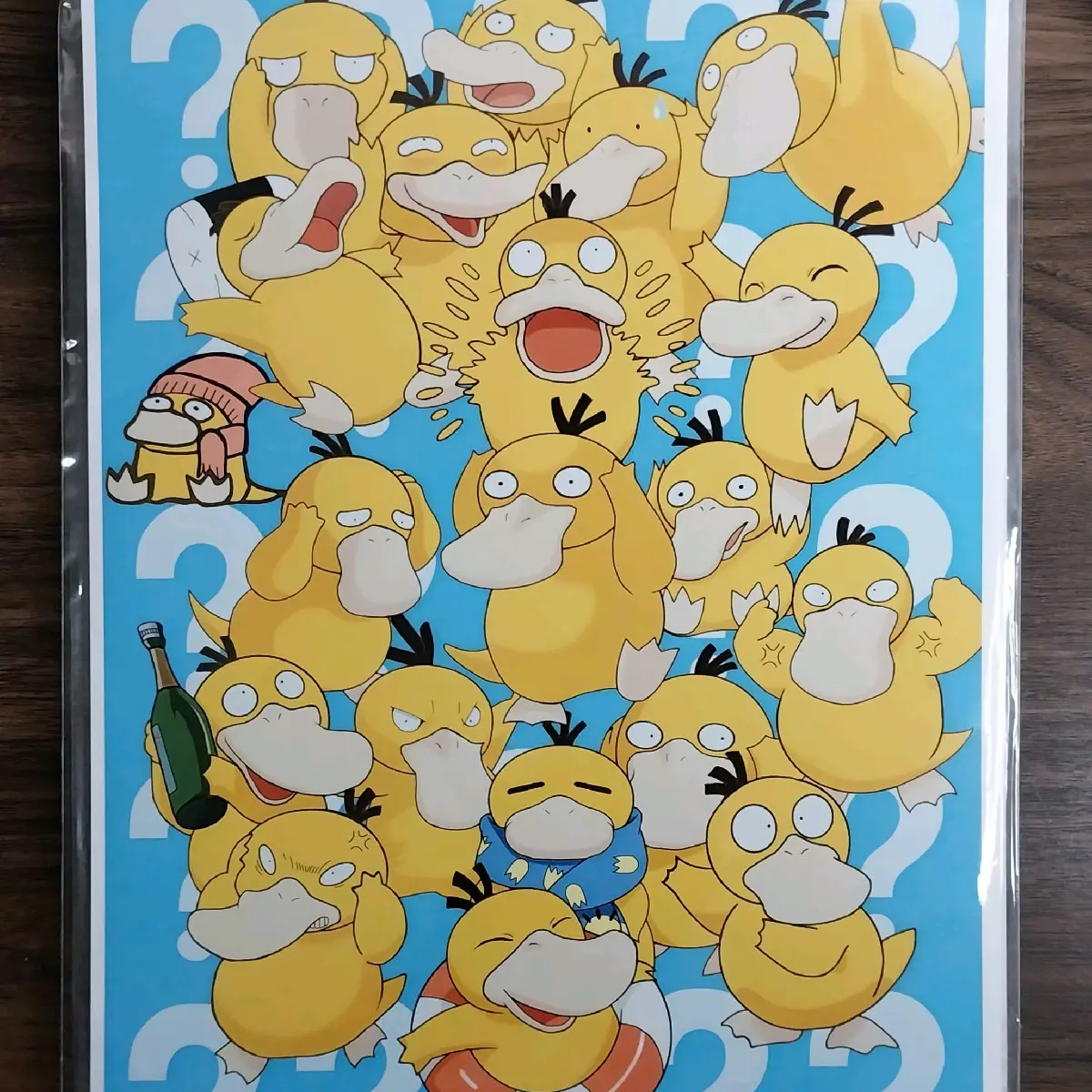 Pokemon Psyduck Art Print - 11.75 by 9.25