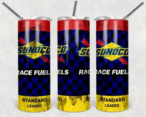 Sunoco Face Fuels 20oz Skinny Tumbler custom drinkware -Stainless