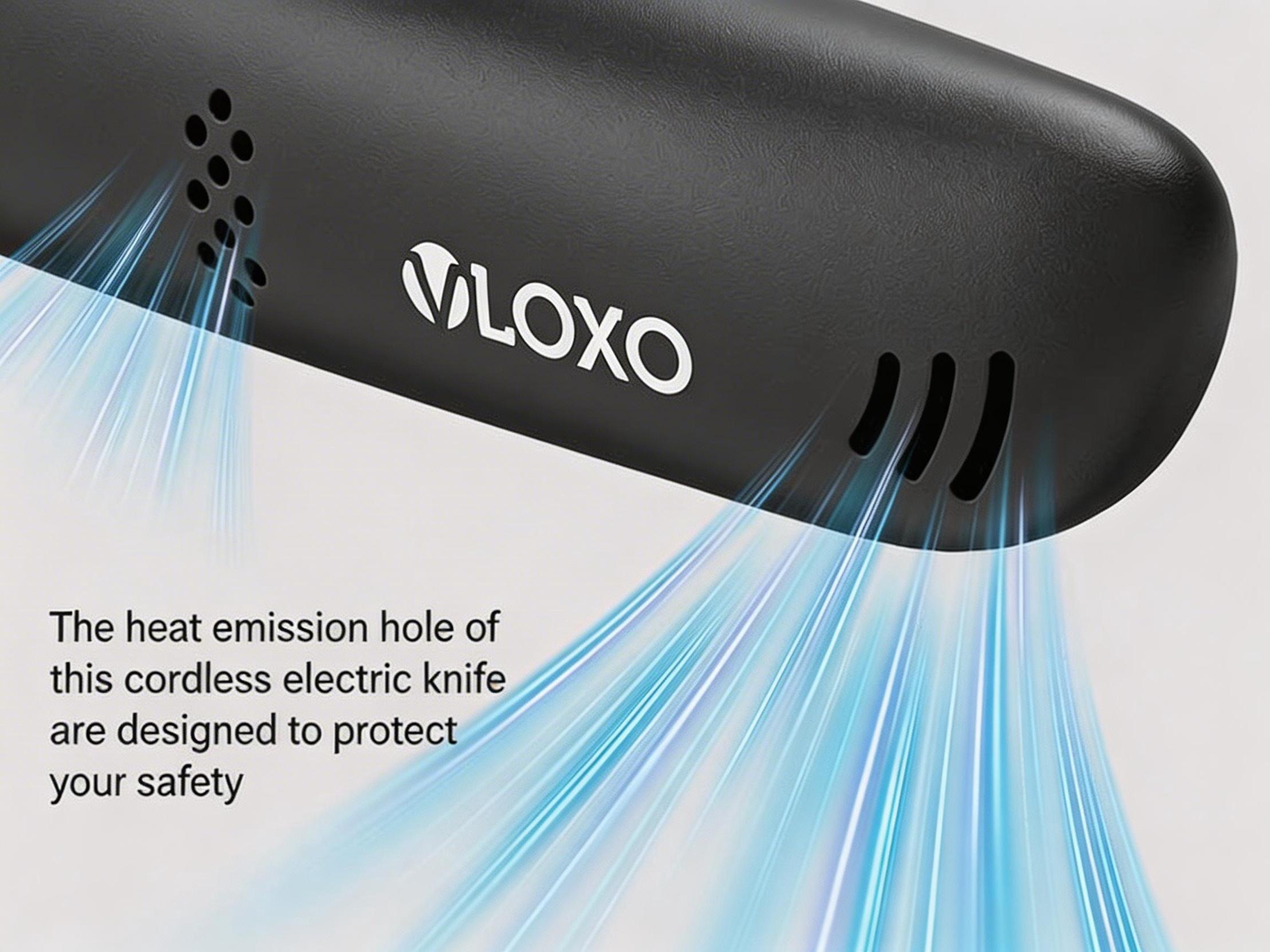 Dual-use electric slicer, rechargeable kitchen lithium battery high-carbon steel, slices bread, bones, outdoor electric fish knife, camping