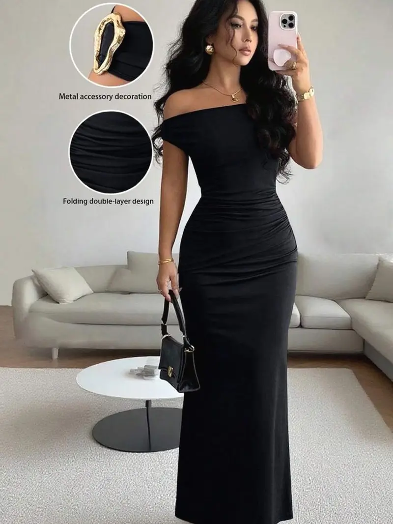 black skin fit dress Second Skin main image 1
