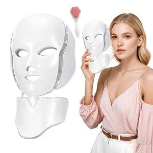 2026 Facial Neck LED Mask, Near Infrared Light Therapy, Rejuvenate Skin, Charging Ergonomic Design, Skincare Tool, Ideal Gift
