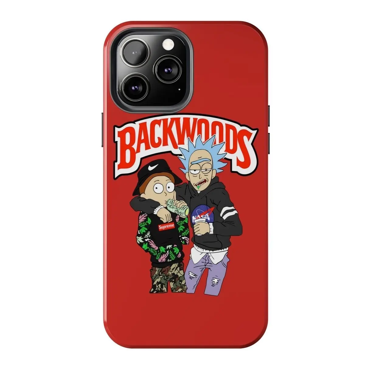 Backwoods Rick And Morty Slim Phone Case Compatible With iPhone 7, 8, X, 11, 12, 13, 14, 15, 16, 17 & SAMSUNG GALAXY S21 S22 S23 S24 S25 series L