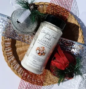 Holiday & Winter Carpet Freshener | 16oz Pet Friendly, Non-Toxic Odor Eliminator | Handmade Christmas Scents | Limited Time Household Vanilla