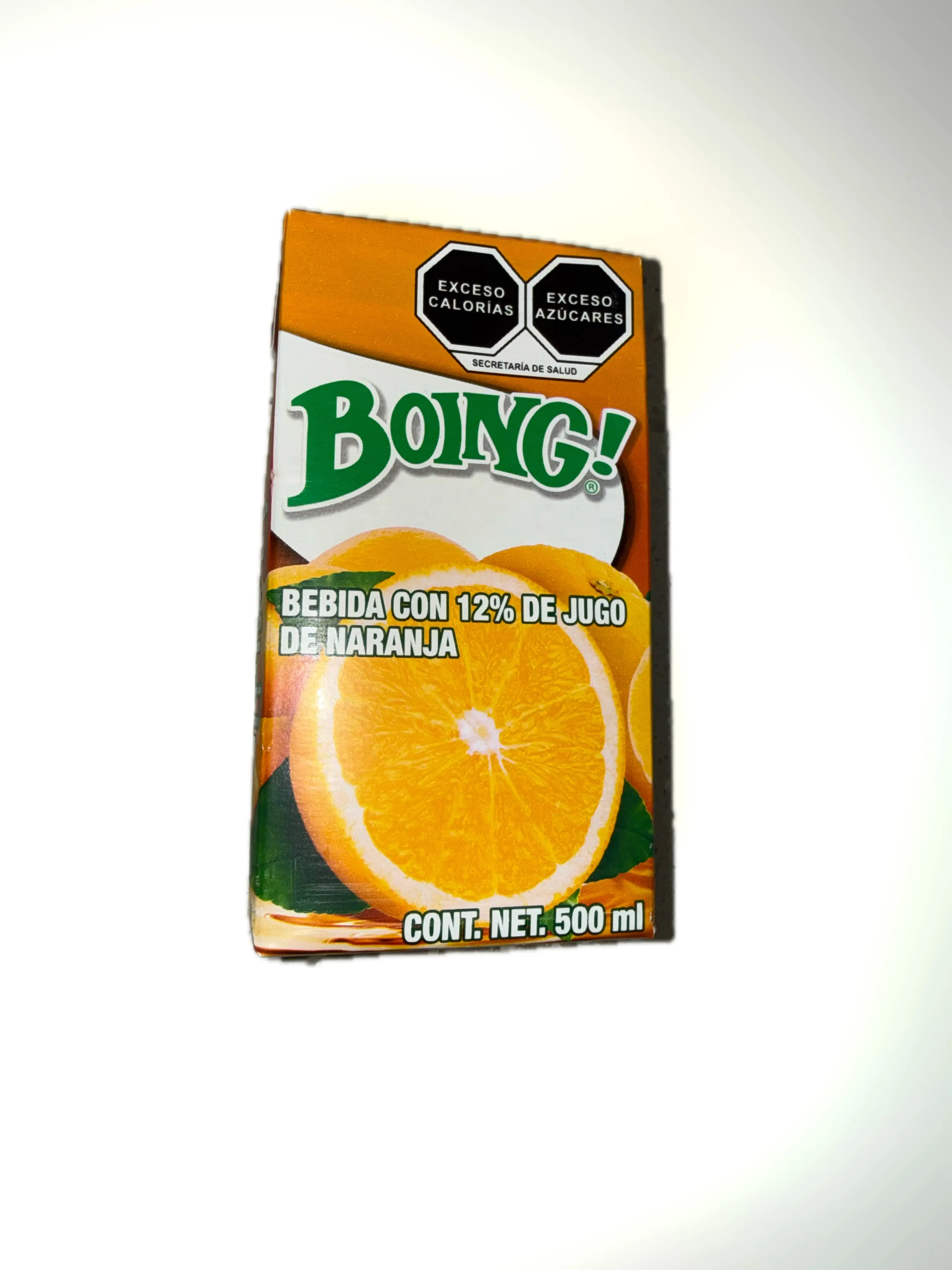 Boing! Naranja 500 ml | Boing! Orange Drink 500ml – Mexican Orange Juice Beverage with 12% Orange Juice