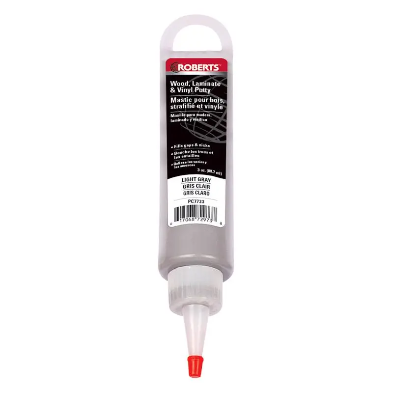 Roberts 1035960 Light Gray 3 oz Acrylic Putty Stick - Indoor, Fast-Drying, Easy-to-Squeeze with Sprayer Nozzle (Home Improvement Paint Supplies & Tools)
