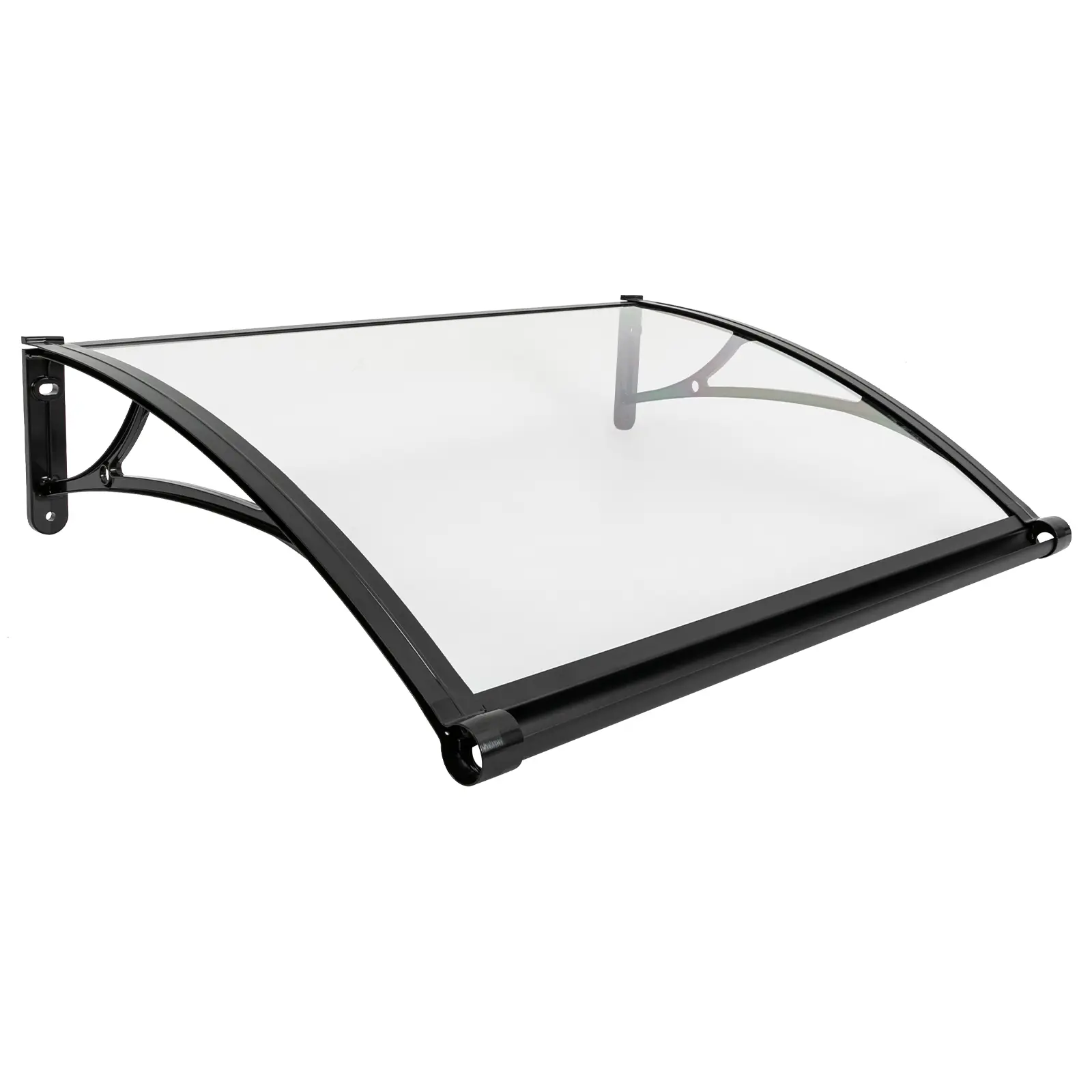 Modern Wall-Mounted Pergola - Aluminum Alloy Outdoor Shelter for Porches, Gardens, 40x30x9in Size, 187lbs Weight Capacity