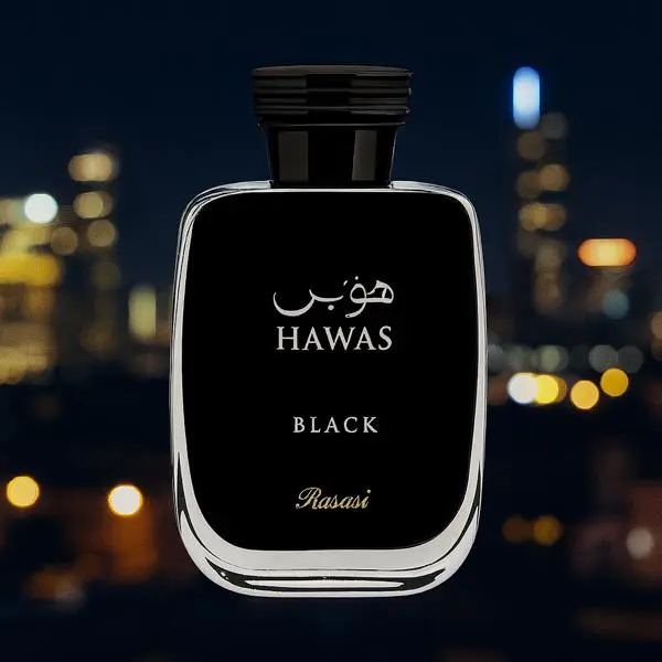 TikTokバズ香水ドバイ香水Hawas Black 100ml Rasasi Hawas Black for Men 100ml 3.4 FL.OZ Regular Edition Eau de