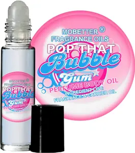 MOBETTER FRAGRANCE OILS Pop That Bubble Gum Perfume Body Oil 1/3 oz roll on Glass Bottle