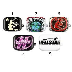 He.llstar Airpod Case, Trending Street Style Airpods Case Cover For Airpods 1,2,3,4, Airpods Pro 1, 2, 3