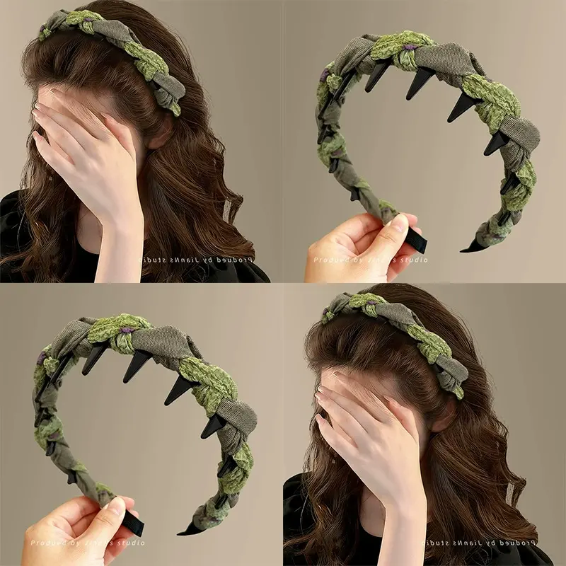 Volumizing Non-Slip Toothed Hair Headband, Hair Accessory, Fashion Headwear, Daily Styling