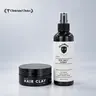 BlackMask Sea Salt Spray & Hair Clay Bundle - Natural Volume & Matte Finish for Textured Defined Looks with Lasting Hold