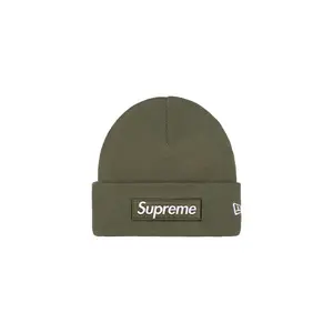 New Era® Box Logo Beanie "FW25 - Light Olive" SU26715