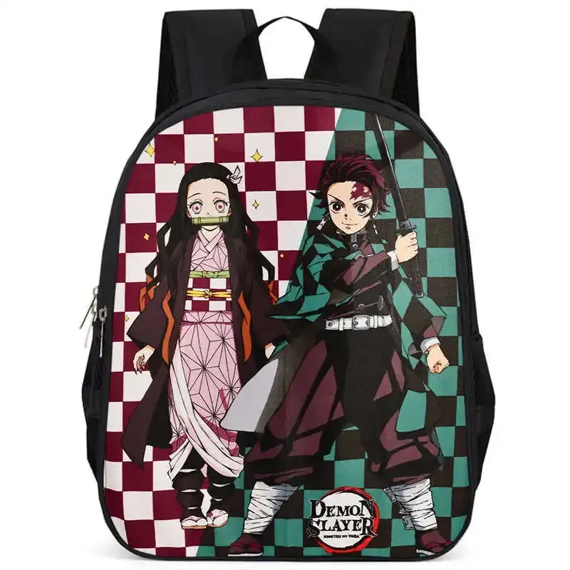 Demon Slayer Backpack Demon Slayer Blade Column Training Article Student Backpack Large Capacity College Style Backpack