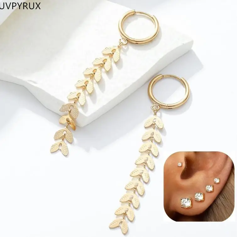 2026 Personalized Wheat Earring Design Long Ear Studs Luxury Tassel Earrings