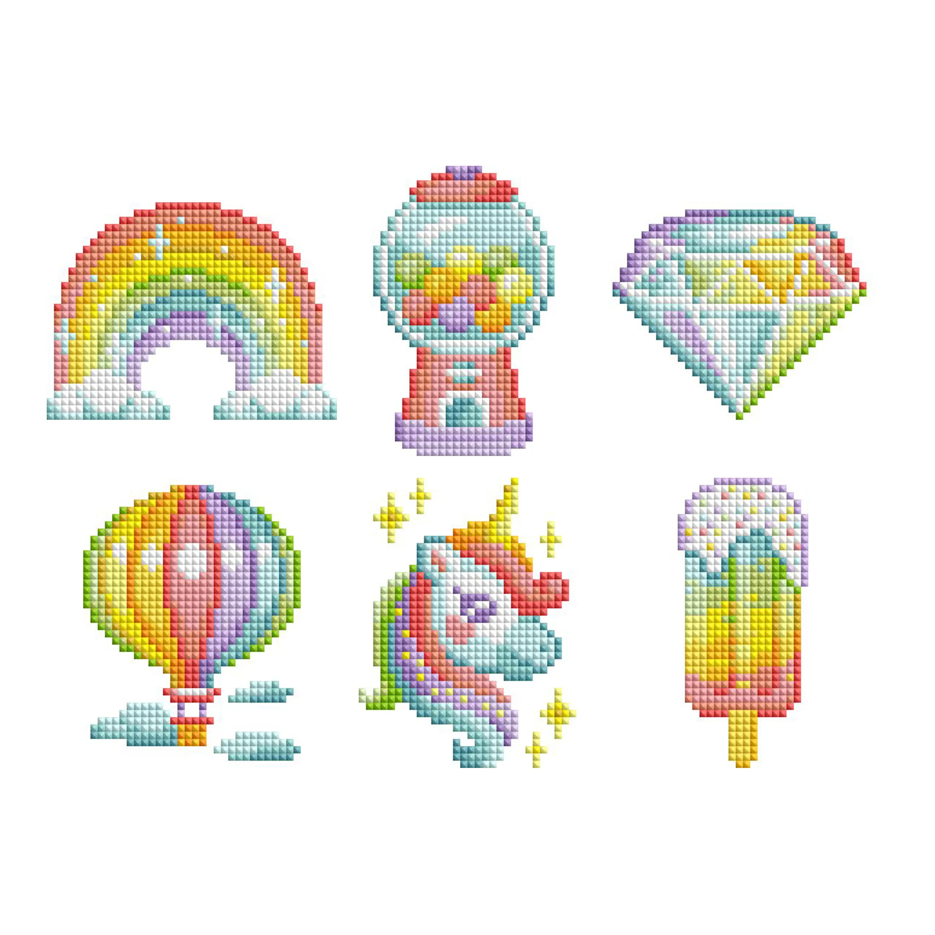 Diamond Art Club® Mini Dazzles™ - Rainbow Diamond Painting Kit