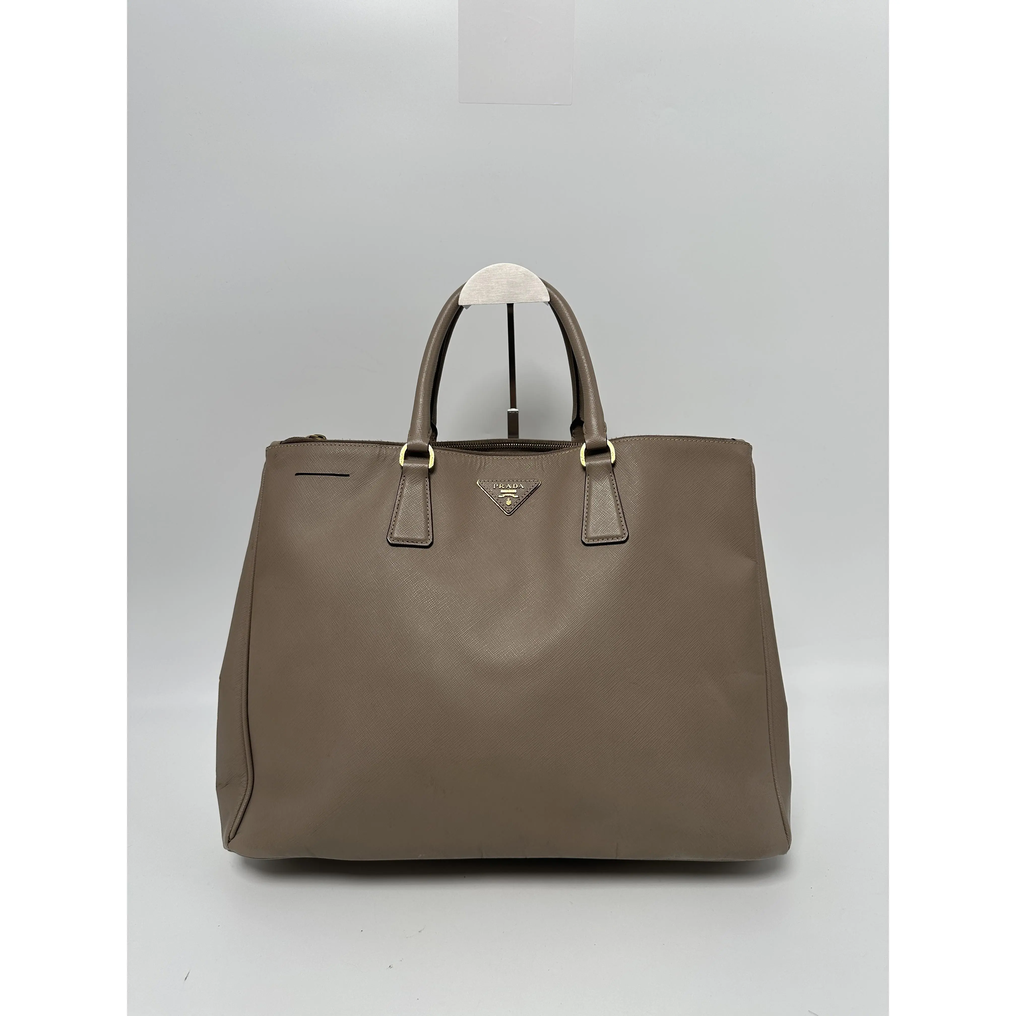 Pre-owned PRADA leather Tote Bags Galleria Large Saffiano Tote Bag Top Handle Handbag JC194PR