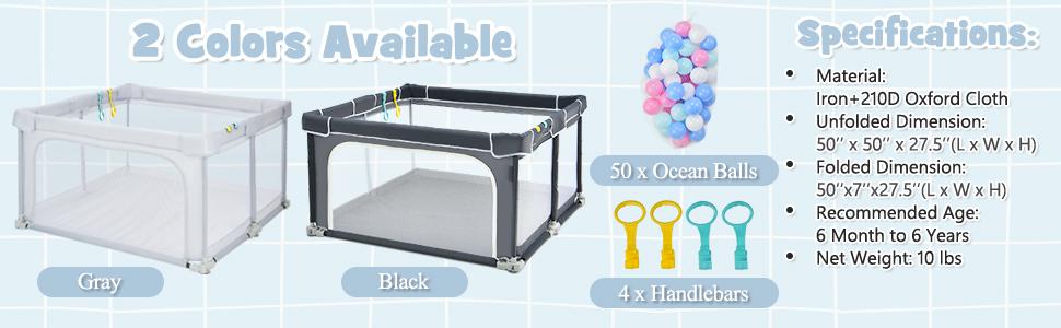 Costzon Baby Playpen, Play Pens for Kids Activity Center, Foldable Large Baby Playard for Indoor and outdoor,fathersdaygift Costzon Baby Playpen, Play Pens for Kids Activity Center, Foldable Large Baby Playard for Indoor and outdoor,fathersdaygift