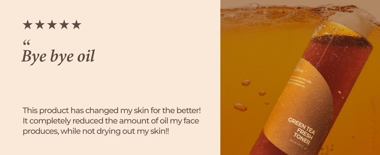 [isntree Official Shop] Green Tea Fresh Sebum Care Duo - Toner 6.76 fl.oz / 200ml + Emulsion 4.05 fl.oz / 120ml for oily skin, oil-water balance and hydration, Korean Skincare