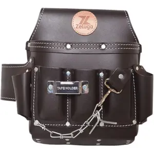 6 Pocket Leather Electrician Tool Pouch