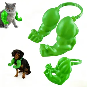 Funny Cat Muscle Arms for Pets - Printed Cat Neck Muscle Costume Accessory, Hilarious Dress-Up for Christmas, Cosplay, Parties, Photo Props, CatAccessories