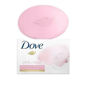 Dove Beauty Bar Pink, Soft and Smooth Skin, 8 Bars, 90g each Gentle Hypoallergenic soap Cleanser Body Care Daily