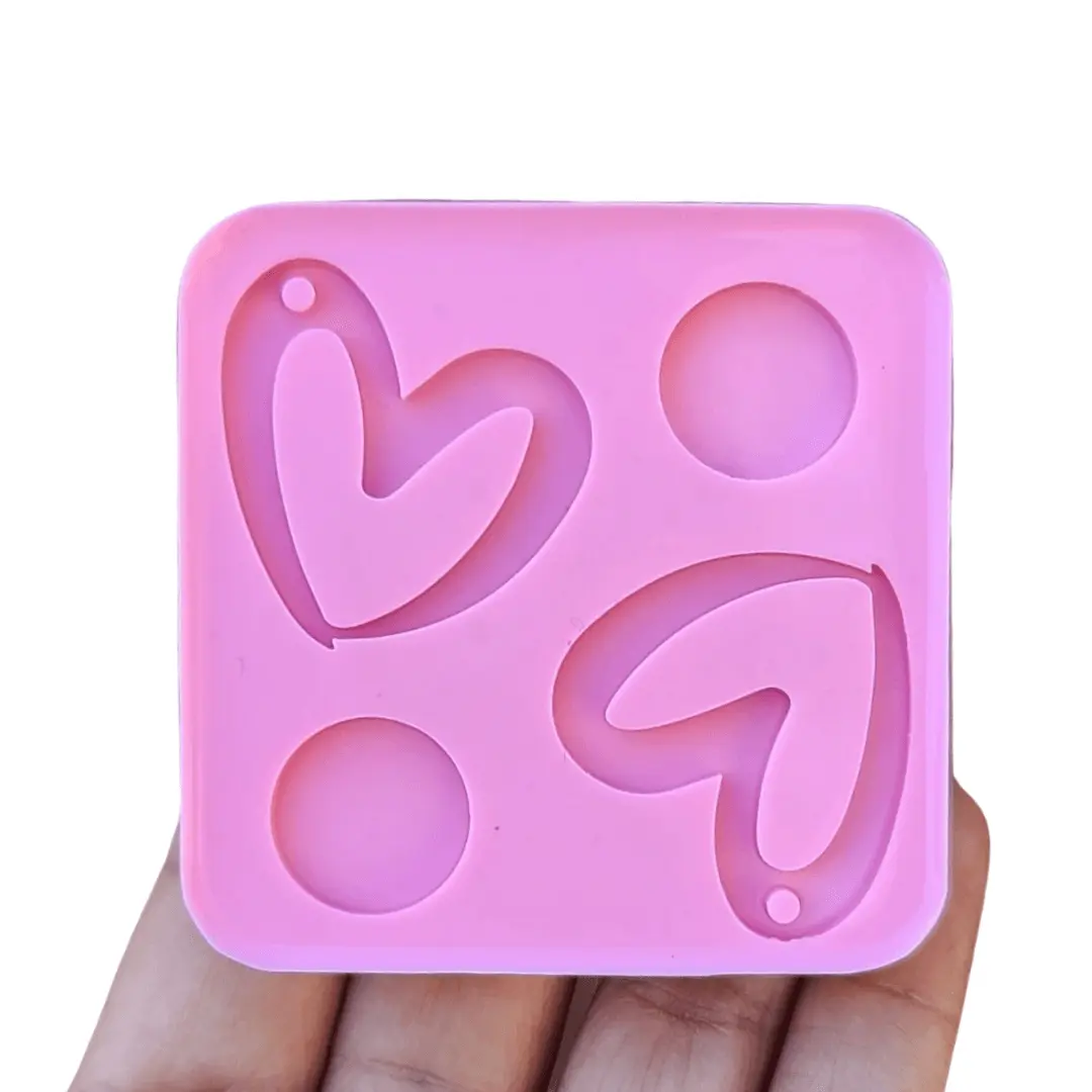 Heart Shape Mold Earrings & Jewerly Making
