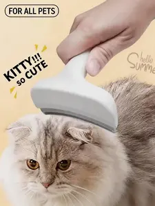 2026 Professional Pet Deshedding Tool Gentle Undercoat Rake For Dogs Cats Reduces Shedding Fast Dematting Comb Long Hair Pet Fur Removal Cat Grooming  tool #SummerVibes #petlovers#comb