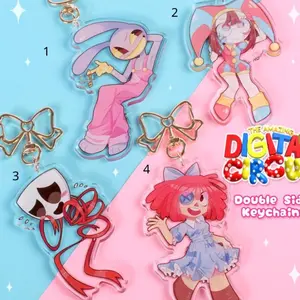 The Amazing Digital Circus Acrylic Keychain Double Sided!