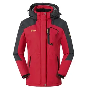 GOPUNE Women's Waterproof Snowboard Jacket Windproof Warm Insulated Winter Ski Jacket Hooded