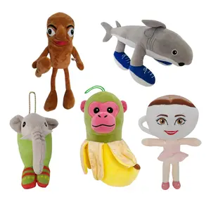 Brainrot Plush 5-Pack Gift Set! Featuring Ballerina Cappuccina, Tung Tung Sahur & friends — soft, funny emotional-support plushies to cuddle or display. Cute Valentine's Day Gift for Besties Kids, Birthday Present & Easter Surprise