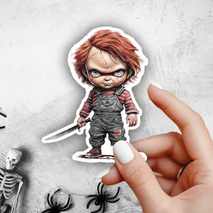 Cute Chucky Child's Play Halloween Sticker