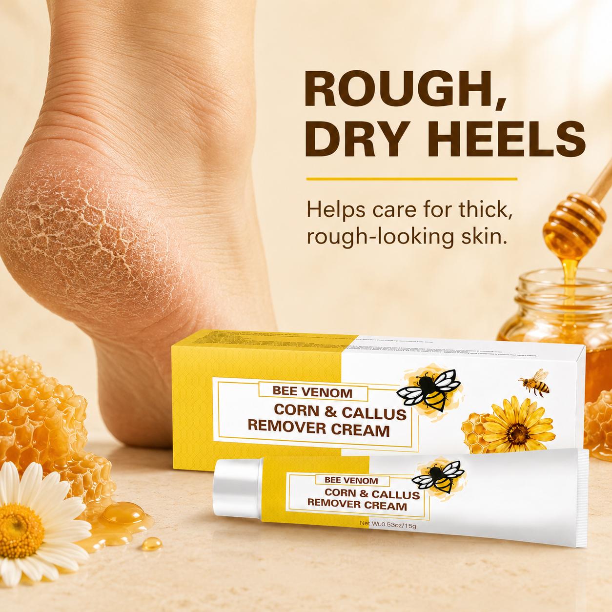 Corns & Calluses Daily Softening Cream - Hydrating Foot Moisturizer for Dry Feet, Rough Heels, Thick & Hardened Skin to Boost Smoothness & Lock in Moisture