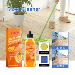 5-in-1 Floor Cleaner Concentrate - Cleans, Disinfects, Deodorizes, Shines & Protects, Plant-Based Ingredients, Herbal Gentle Clean, Safe for Kids & Pets