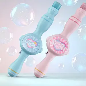 【Summervibes】Fog Bubble Machine Wand with LED Lights &Music, Kids Automatic Smoke Bubble Maker, STEMInteractive Bubble Toy, Safe HandheldToy for Summer Party, OutdoorPlay & Birthday Gift,summervibestiktokshopspringglowup summervibes